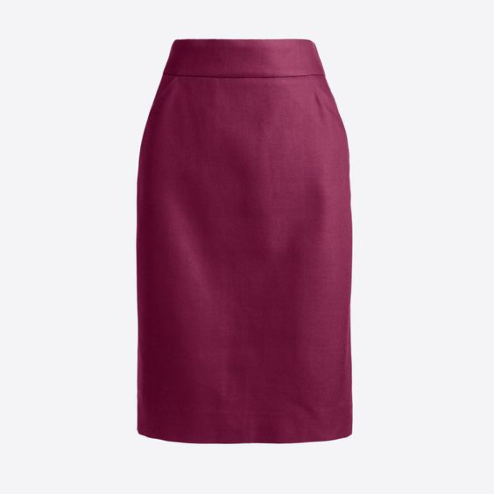 J. Crew Factory Pencil skirt double-serge cotton
